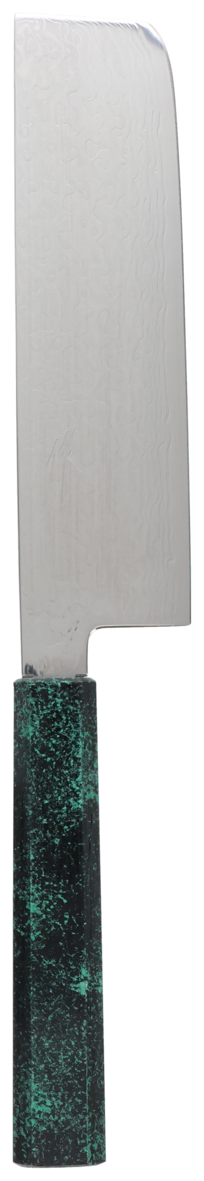 Nakiri Ginsan Damascus Magnolia 180mm