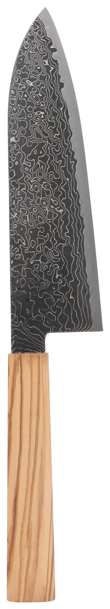 Santoku SG2 Damascus Olive Wood 180mm